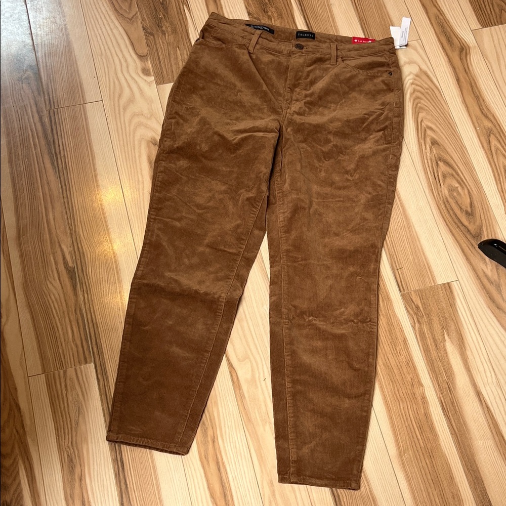 Talbots Corduroy Jegging NWT sz 12 curvy